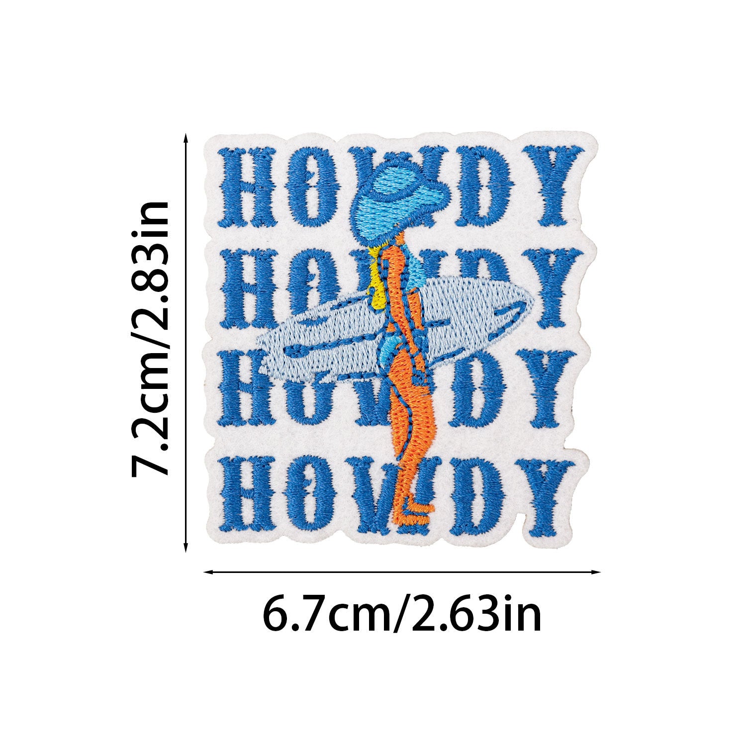 Wholesale American Ocean Style 16-Piece Embroidered Cloth Patch Holiday Seahorse Anchor Surfing Girl Shell High-Density Applique